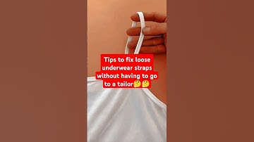tips for fixing loose underwear straps💯🤔 #shorts #tipsandtricks