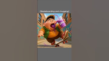 Russell Drinks SPECIAL MADE Grimace Shake! 🟣😋#shorts #aiart #memes