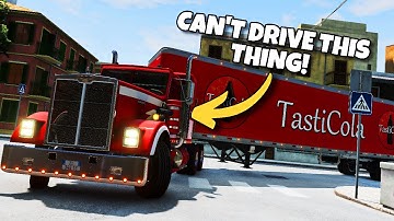I Tried Semi-Truck Delivery Missions in BeamNG Drive!!