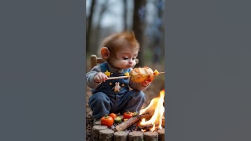 Playful, cute, and oh-so-lovable! 🐒😊