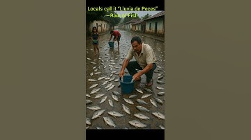 “Caught in a rainstorm of fish!”#ViralNature#Unbelievable#NatureIsWild#CrazyWeather#MindBlown#Nature